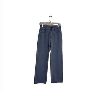 Jeans Women's S Blue Wide Leg High Rise Cotton Blend Jean